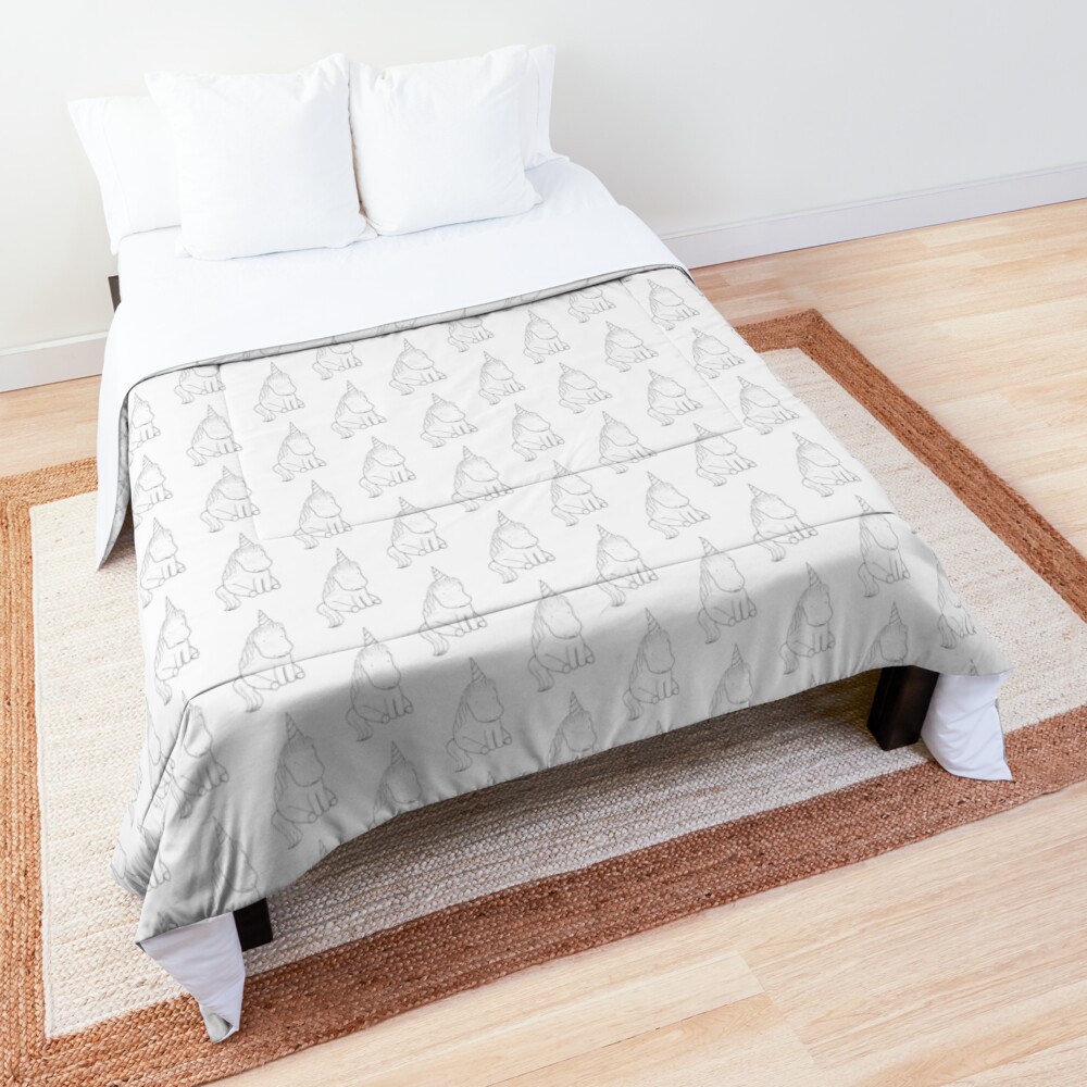 Lazy Unicorn Comforter by beesandbobbins