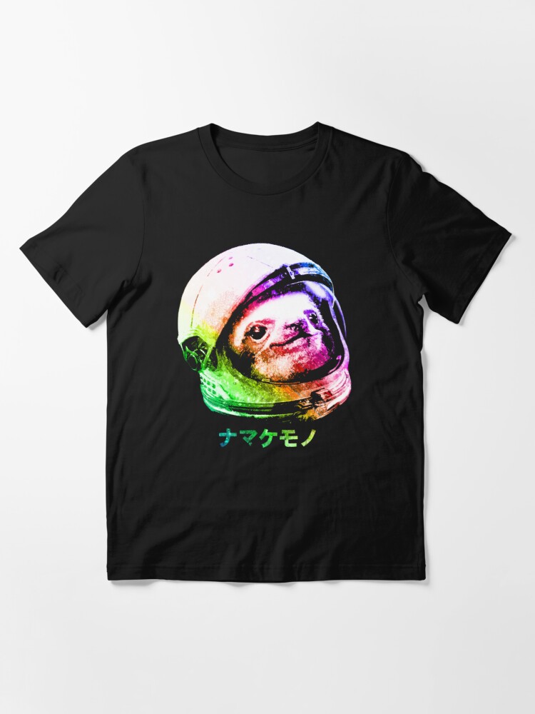 Astronaut Space Sloth T-Shirt by robotface