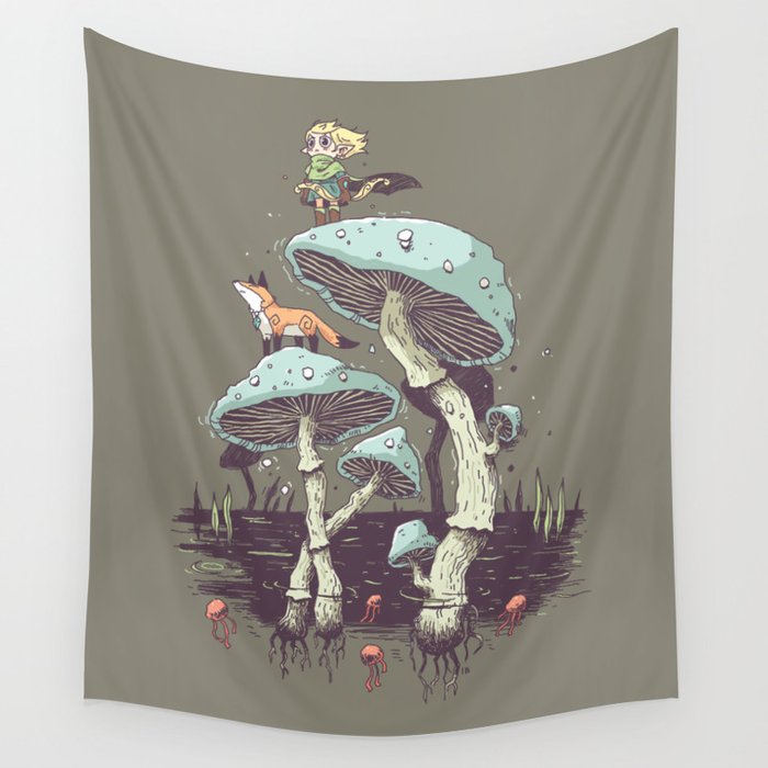 Elven Ranger Wall Tapestry by Freeminds