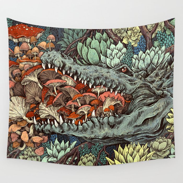 Flourish Wall Tapestry by Angela Rizza